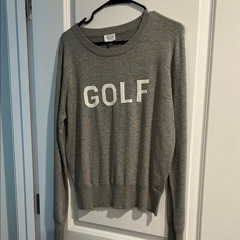 Le Lis Gray 'GOLF' Sweatshirt